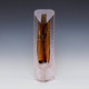 Sea Foam Heavy Triangle Bud Vase - Bronze