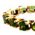 Lady's Contemporary Green Tourmaline Bracelet