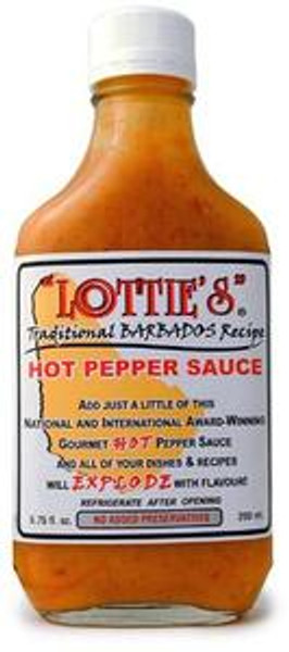 Lottie's Traditional Barbados Yellow Hot Pepper Sauce