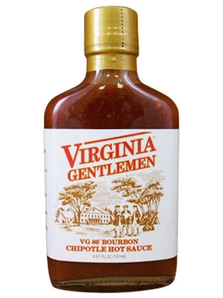 Virginia Gentleman VG 80 Bourbon Chipotle Hot Sauce