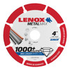 LENOX METALMAX CUT-OFF WHEEL - 4" DIAMETER, .050" THICKNESS, ⅝" ARBOR, 1972920