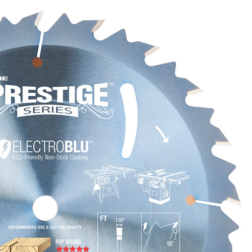 RB1020C Electro-Blu Carbide Tipped Prestige  Euro Rip Saw