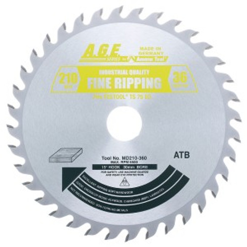 MD210-360 Carbide Tipped Saw Blade for Festool® and Other Track Saw Machines