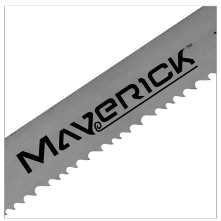 Maverick®, with a patent-pending blade design, performs in both production and job shop environments and can deliver with occasional structural cutting.