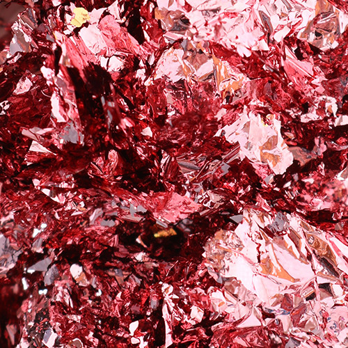 Pentart 1g Pink Craft Foil Flakes TH Decor
