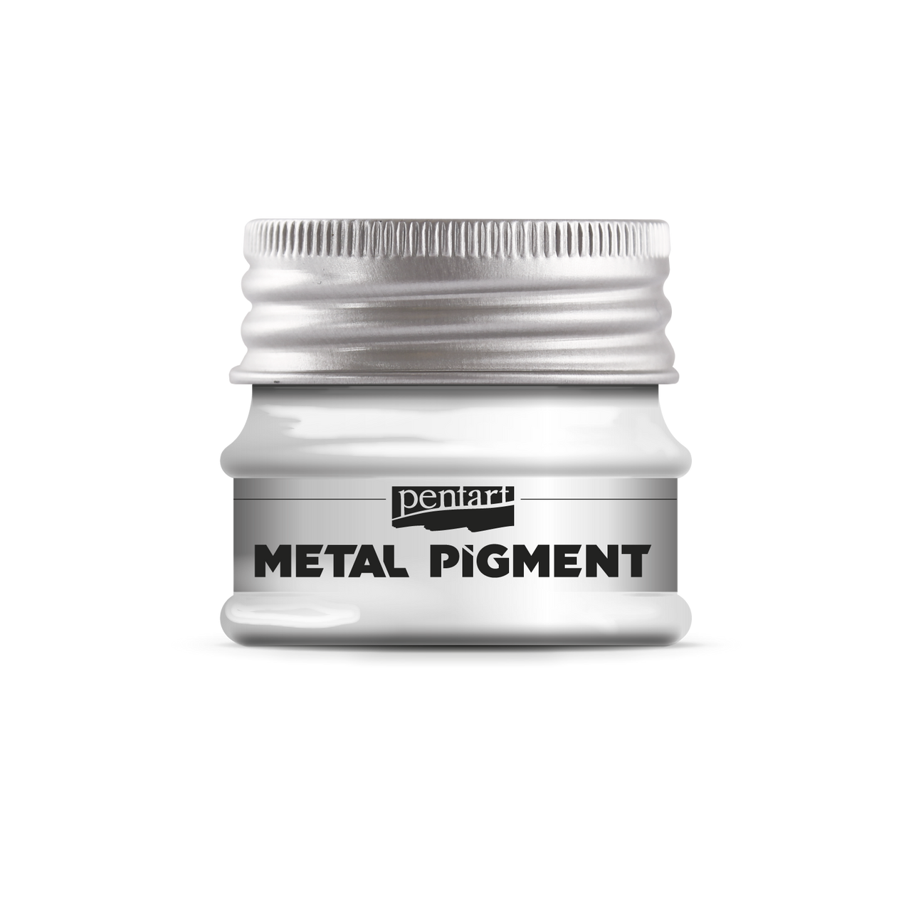 Pentart 50ml Sparkling Silver Metallic Acrylic Paint - TH Decor