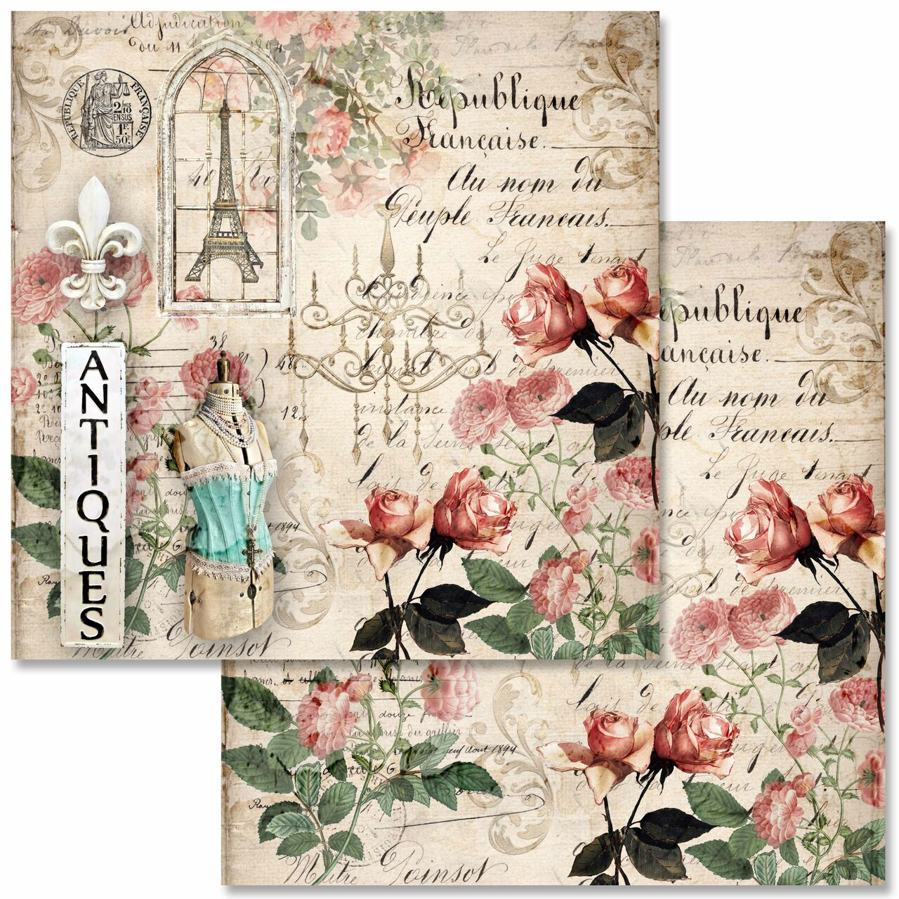 Queen Bee Mini Scrapbook Paper Set by Decoupage Queen 6 x 6 – My