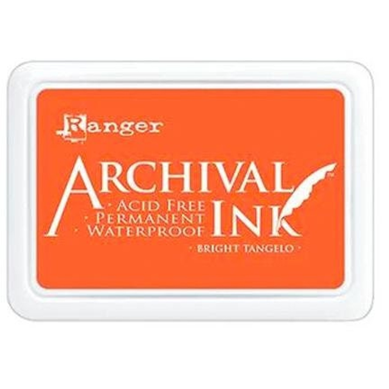 Ranger Archival Ink stamp pad jet black waterproof permanent acid