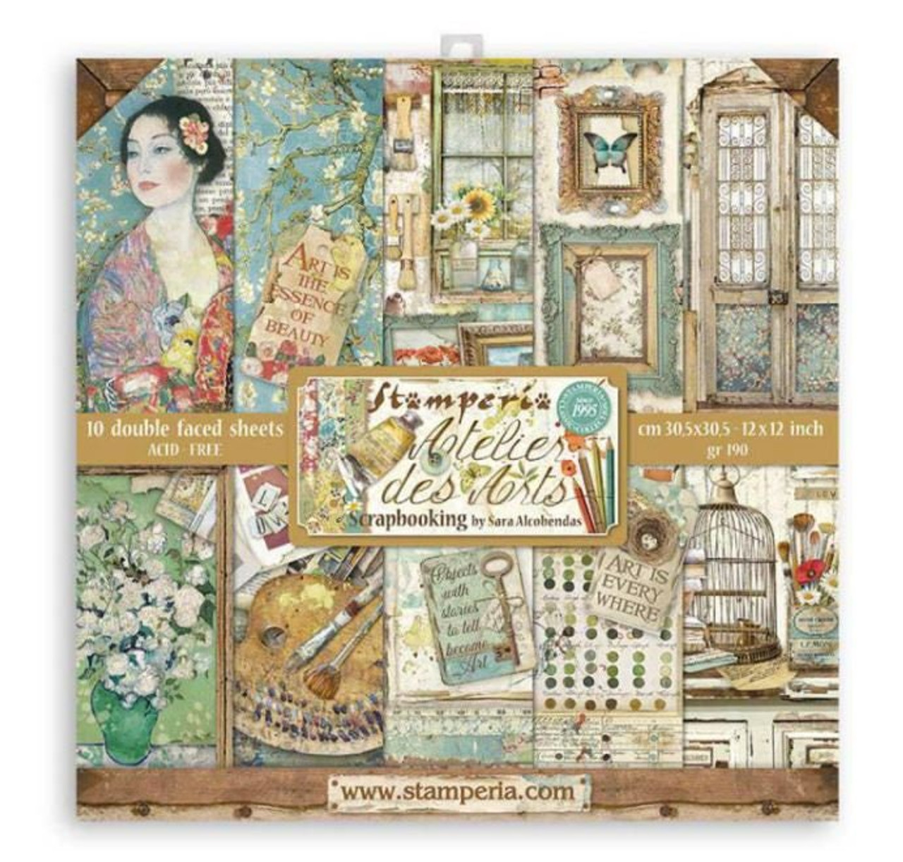 AB Studios Never Too Late Scrapbook Papers 12 x 12 8 pgs