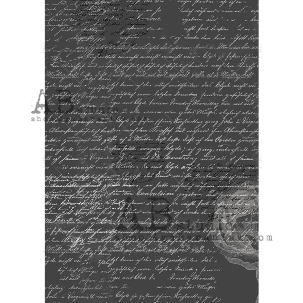 Script Decoupage Paper