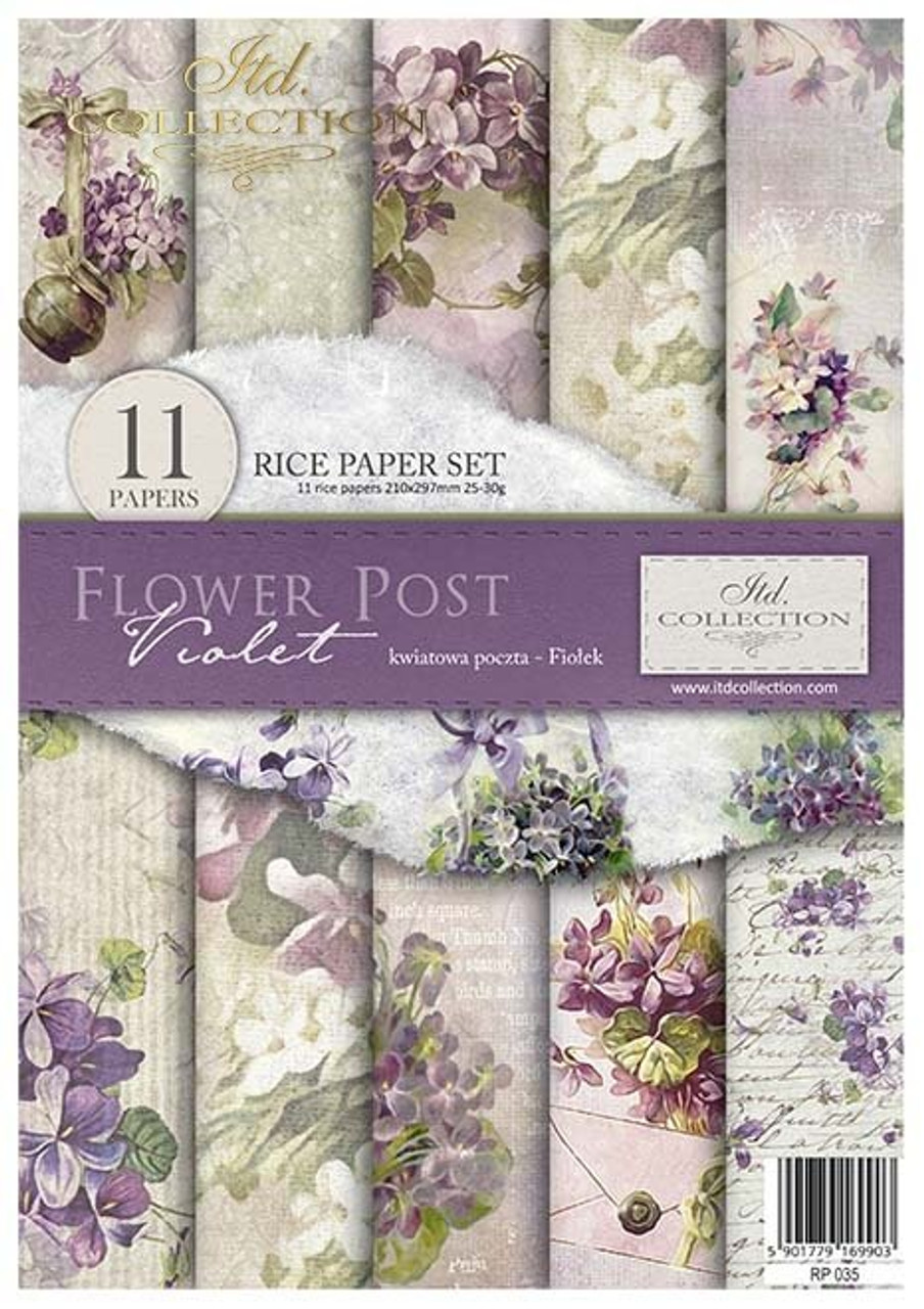 Floral Sweetness - Rice Decoupage Paper - ReDesign with Prima