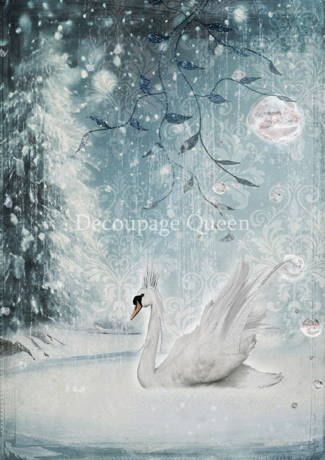 Decoupage Queen Majestic Winter A4 Rice Paper