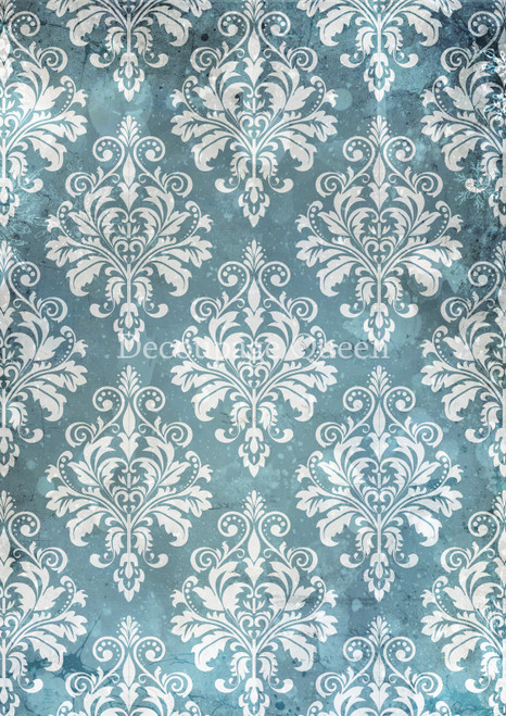 Decoupage Queen Fairy Tale Damask A3 Rice Paper