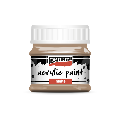 Pentart 50ml Dark Sand Matte Acrylic Paint