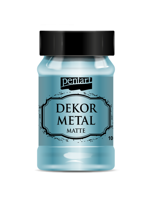 Pentart 100ml Dekor Turquoise Metal Matte Acrylic Paint