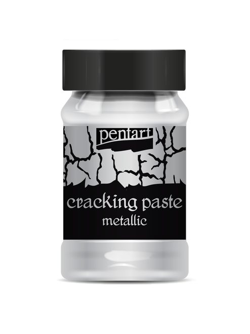 Pentart 100ml Silver Cracking Texture Paste