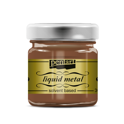 Pentart 30ml Copper Liquid Acrylic Paint