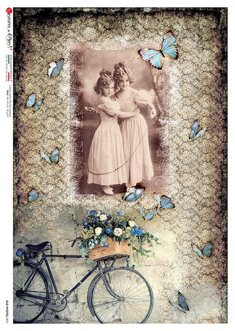 Paper Designs Old Photos 0091 A4 Decoupage Rice Paper
