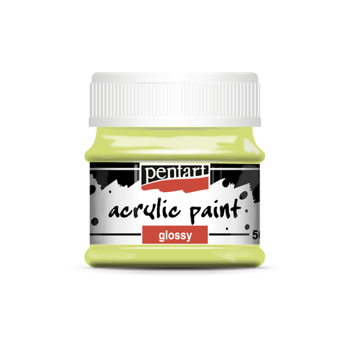 Pentart Acrylic paint glossy 50 ml lime green