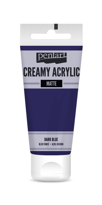 Pentart 60ml Dark Blue Creamy Matte Acrylic Paint