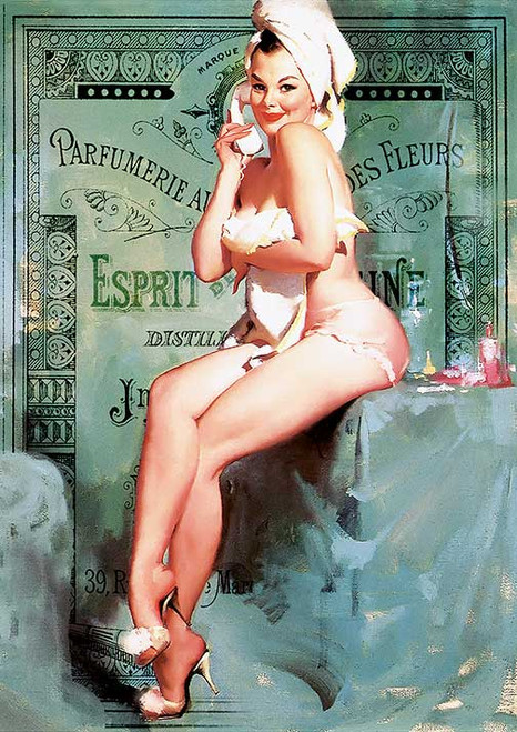 Paper Designs Pinup Bath Towel A2 Rice Paper for Furniture