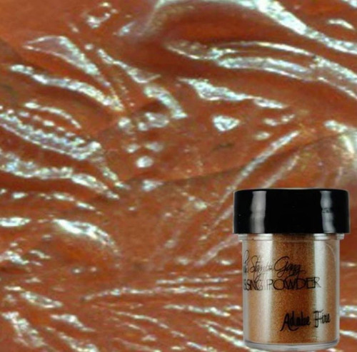 Lindy's Adobe Fire Embossing Powder for Stamping, Mixed Media, Stencils, Journals, Decoupage