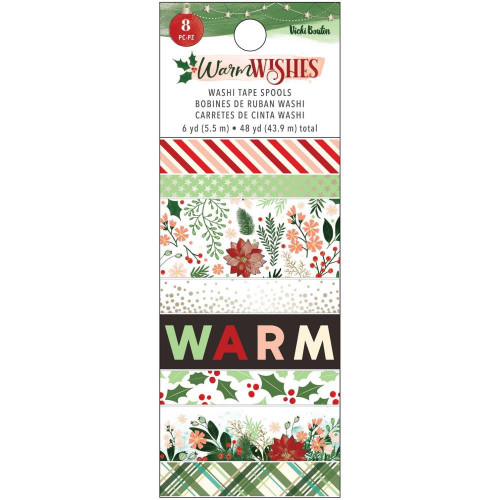 Vicki Boutin 8-Pack Warm Wishes Washi Tape