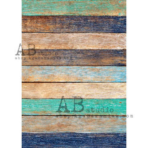 AB Studios Stained Wood A4 Decoupage Rice Paper