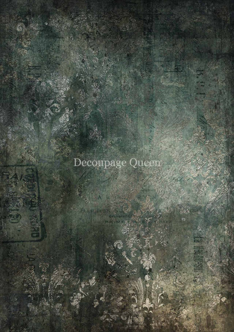 Decoupage Queen Blue Texture A1 Rice Paper