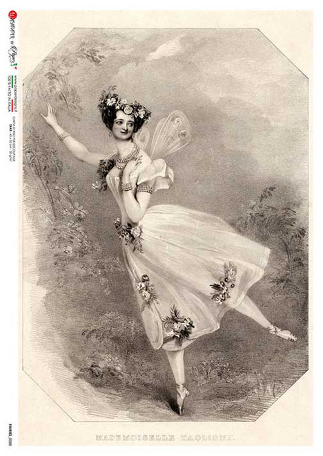 Paper Designs 0088 Vintage Fairy 2 A4 Decoupage Rice Paper