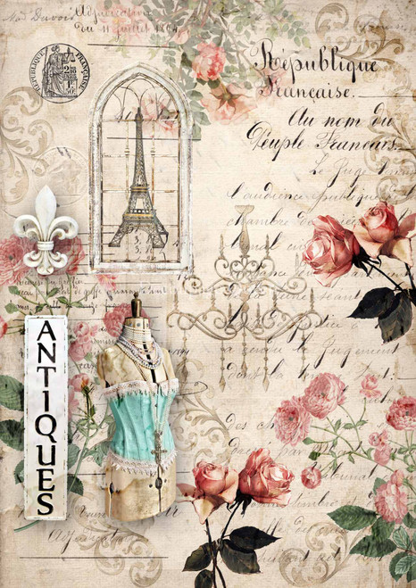 Decoupage Queen Republique A4 Rice Paper