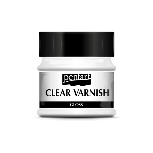 Clear varnish solvent-based gloss 50 ml