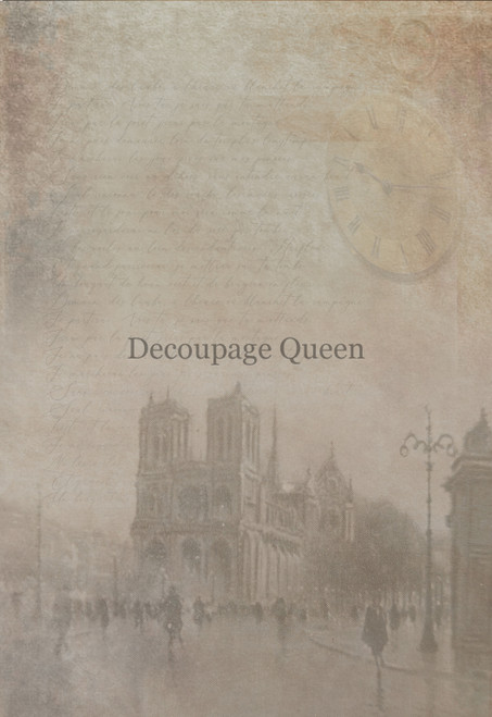 Decoupage Queen Roberta Marone Timeless Paris A4 Rice Paper