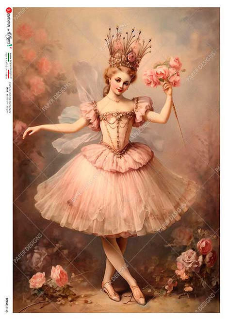 Paper Designs Ballerina Princess A2 Rice Paper