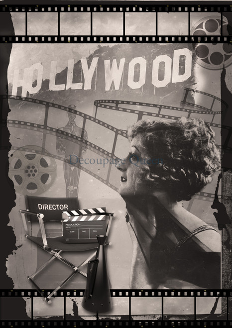 Decoupage Queen Hollywood A4 Rice Paper