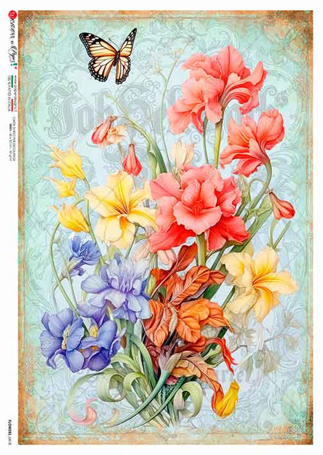 Paper Designs Spring Wildflower Bundle II A3 Rice Paper