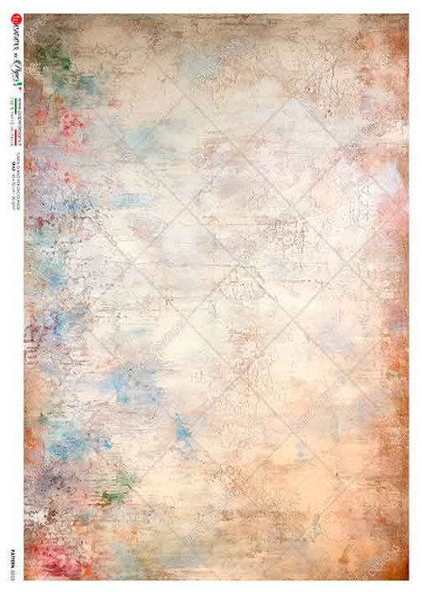 Paper Designs Soft Vintage Grunge Journal Page A4 Rice paper