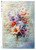 Paper Designs Soft Floral Arrangement on Sheet Music Rice Paper A3 Rice Paper