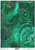 ITD Collection Green Malachite Background A4 Decoupage Rice Paper