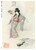Paper Designs Asian Portrait Geisha with Fan Folk 0095 A4 Decoupage Rice Paper