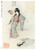 Paper Designs Asian Portrait Geisha with Fan Folk 0095 A3 Decoupage Rice Paper