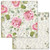 Stamperia Letters and Flowers 10 Pgs 12x12 Scrapbook Paper Set