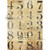 AB Studios 631 Block Numbers A4 Decoupage Rice Paper