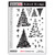 Darkroom Door Christmas Trees Rubber Stamp Set