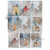 AB Studios 0455 Rustic Winter Animals A4 Decoupage Rice Paper