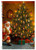 Paper Designs 0348 Santa at the Tree A4 Decoupage Rice Paper