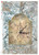 Paper Designs 0036 Vintage Clock A3 Decoupage Rice Paper