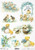 ITD Collection Mini Easter Greetings A3 Decoupage Rice Paper