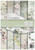 ITD Collection Flower Post White Decoupage Rice Paper Pack