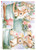 Paper Designs Rice Paper Easter Bunnies in Planters Holiday 0126 A3 Rice Paper
